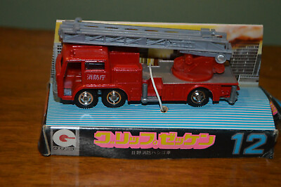 #ad GRIP #12 HINO FIRE ENGINE DIE CAST MODEL JAPAN 1 100 SCALE $15.95