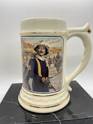 #ad John Wayne quot;The Ride Homequot; Republic Pictures Rio Grand Limited Edition Mug #1378 $99.00