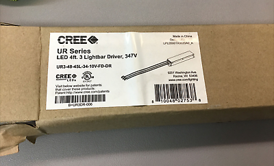 #ad New Cree Lighting UR Series LED 4’ 3 Lightbar Driver Light Bar Driver 347V R13 $50.00