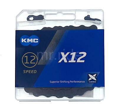 #ad #ad KMC X12 Bike Chains 12 Speed 126 Links 1 2quot;x11 128quot; Black for Shimano Sram Eagle $59.78