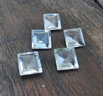 #ad AAA Loose Stone Natural Crystal Quartz Jewelry Pendant Ring Making Gemstone Ite $1.75
