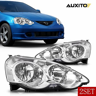 #ad For Acura RSX DC5 2002 2003 2004 Headlights Headlamps Driver amp; Passenger 2SET $203.99