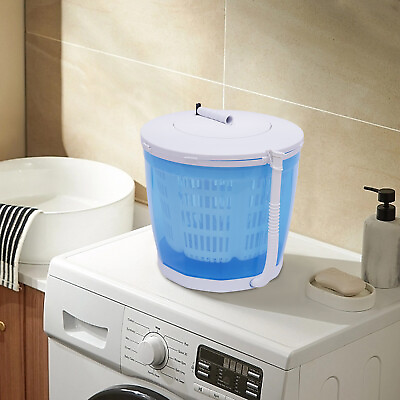 #ad NEW 2 in 1 Portable Machine Dryer Mini Traveling Outdoor Compact Spin Blue Best $48.88