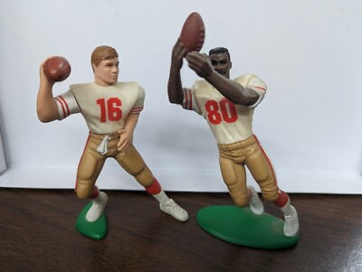 #ad San 49ers Joe Montana Jerry Rice STARTING LINEUP ACTION FIGURE NFL Football $25.49