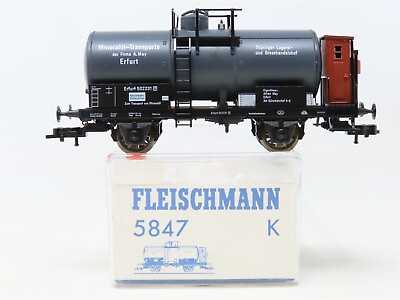 #ad HO Scale Fleischmann 5847 A. May Erfurt Mineral Oil Tank Car #502231P $29.95