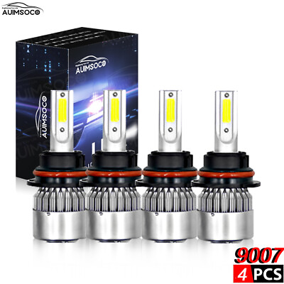 #ad 9007 LED Headlight Bulbs High Low Beam kit for Ford Crown Victoria 2002 2005 $34.99