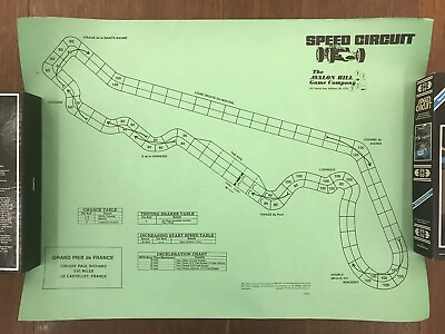 #ad Board Game Expansion Grand Prix de France Speed Circuit Avalon Hill 1979 $59.99