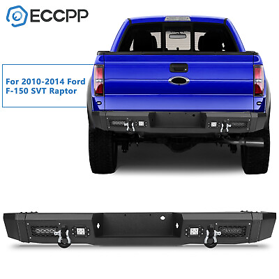 #ad ECCPP Rear Bumper w 4x LED Lightsamp;D rings for 2009 2014 Ford F150 SVT Raptor $423.79