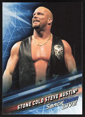#ad 2019 Topps SmackDown Live WWE Base Stone Cold Steve Austin #87 $2.00