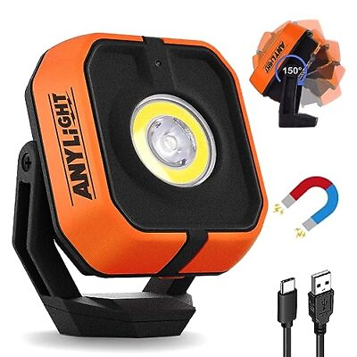 Led Work Light with 4 Modes 1200LM Portable COB Magnetic Light 1 Pack $45.98