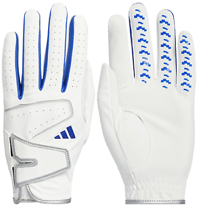 #ad Adidas JAPAN Golf Glove ZG New Suede 2023 for Left hand NMH91 White Blue $22.99