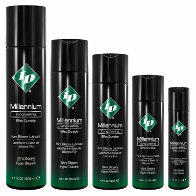 #ad ID Millennium Silicone Based Lubricant Ultra Long Lasting and Super Slippery $69.94