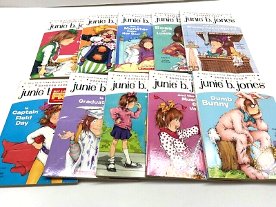 #ad 10 Junie B Jones 2012 book lot of paperback Books kid chapter Barbara park GOOD $13.25