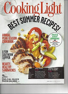 #ad COOKING LIGHT June 2013 Best Summer Recipes $3.88