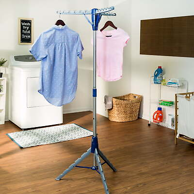 #ad Collapsible Steel Freestanding Tripod Clothes Drying Rack $23.12