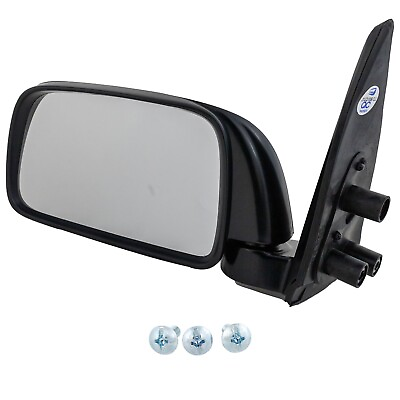 #ad Manual Mirror For 1995 2000 Toyota Tacoma Driver Side Textured Black $30.25