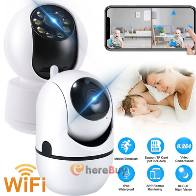 #ad Wireless 2.4G WiFi Security Camera System Smart Indoor Night Vision Cam 1080P US $26.77