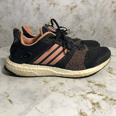 #ad Adidas Ultraboost ST Women#x27;s Size 8 Running Shoes Blue Pink Athletic Sneakers $15.00