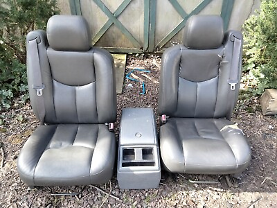 #ad 1999 2000 01 02 03 04 05 2006 Chevy GMC GM Bucket Seats with Center Council $299.00