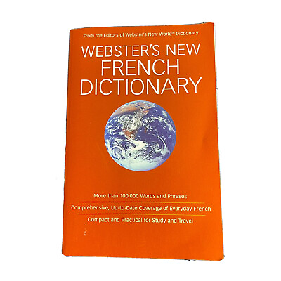 #ad Webster#x27;s New French Dictionary Paperback Webster $4.99