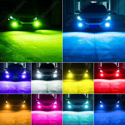 #ad For Toyota Camry 2007 2008 2009 2013 2014 2x LED Headlight Fog Lights RGB Colors $14.99