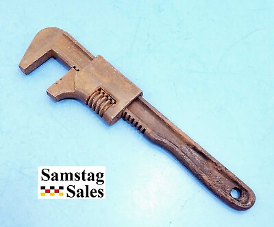#ad Vintage 11 inch Auto Wrench Adjustable Monkey Wrench $16.99