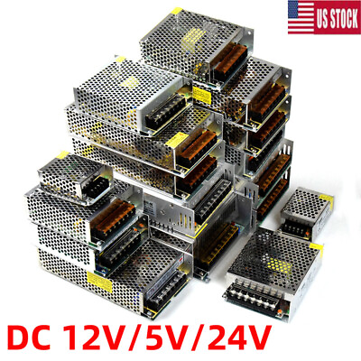 Switch Power Supply Transformer AC 110V To DC 5V 12V 24V Adapter For Led Strip $51.28