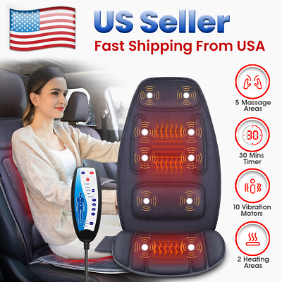 #ad Snailax Full Body Back Massager Cushion Back Seat Chair Car Pad Mat Home Office $59.83