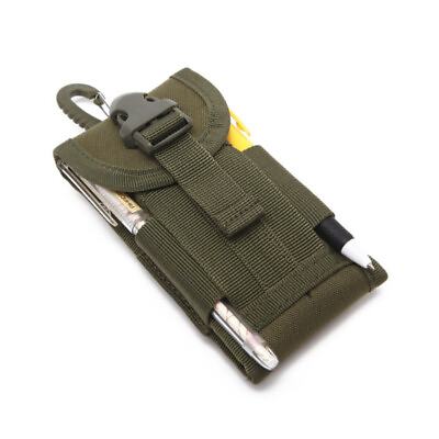 #ad Belt Pouch Bag Universal Bag for Mobile Phone Hook Cover Pouch Case Army Green $9.95