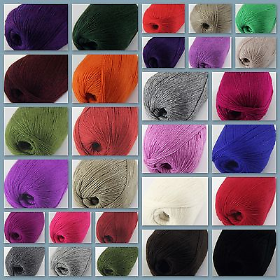 #ad 1ball x 50g Super Fine Pure soft warm 100% Cashmere Hand Knitting Yarn Sale $8.50