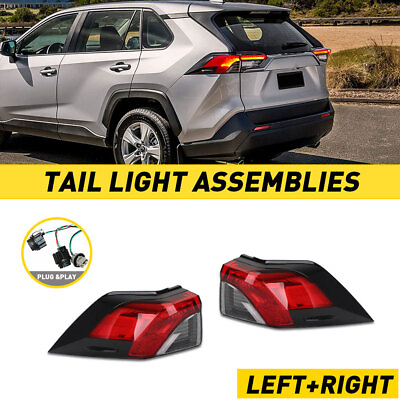 #ad 2x Tail Light Rear Passenger amp; Driver Lamp Outer Brake For Toyota RAV4 2019 2023 $270.74