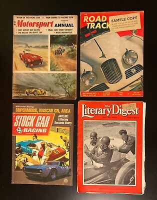 #ad Vintage Auto Racing Motorsport Magazine Lot of 5 issues Stock Car Racing amp; More $44.95