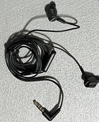 #ad Sony MDR EX155AP In Ear Stereo Headphones Earphones BLACK $7.75