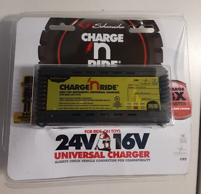 #ad Schumacher CR2 Universal Battery Charger Charge N Ride On Toy 1.5A 24V 16V READ $13.00