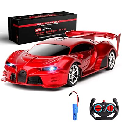 #ad Remote Control Car 2.4Ghz Rechargeable High Speed 1 18 RC Cars Toys for Boys ... $30.79