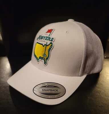 #ad New Masters Golf Caddy Hat White American Needle PGA Tiger Woods Nike $25.79