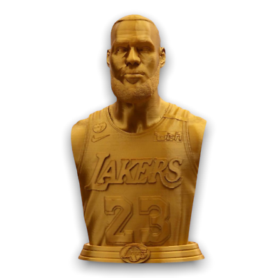 #ad LeBron James Bust Sculpture Statue $50.00
