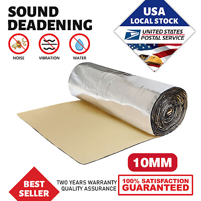 #ad Sound Deadener Heat Shield For Car Firewall Hood Floor Insulation Mat 80quot; x 39quot; $29.88