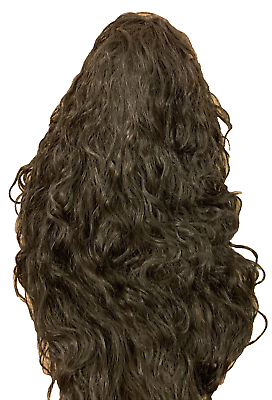 #ad Tsnomore Classic 21quot; Long Black Curly Hair Synthetic No Lace Wigs Women#x27;s New $24.99