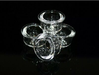 #ad 4 GLASS REPLACEMENT BOWLS for SILICONE PIPES Bowl $12.95