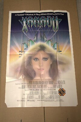 #ad XANADU 1980 Original Theatrical 1 sheet poster OLIVIA NEWTON JOHN $39.95
