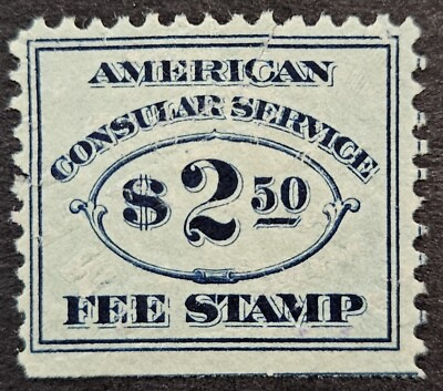 #ad US Revenue Consular Service Fee Stamp Collection Scott # RK5 Used $2.95