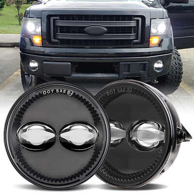 #ad Pair LED Fog Lights Double Bracket For Ford F150 2006 07 08 09 10 11 12 13 2014 $47.49