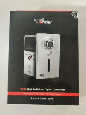 #ad RCA Small Wonder EZ409HD 1080P2GB High Definition Digital Camcorder New c26 $30.00