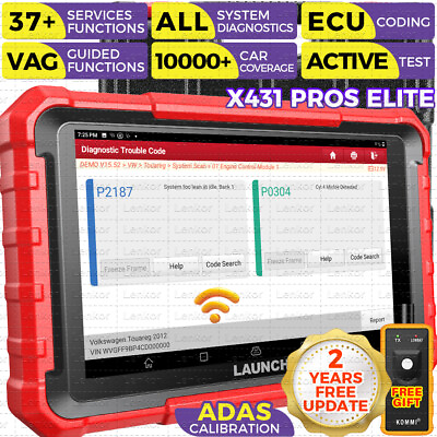 #ad LAUNCH X431 Pros Elite V Pro3S Bidirectional Car Diagnostic Scanner Key Coding $599.00