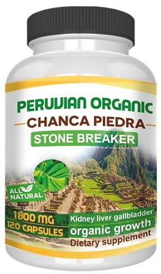 #ad Chanca Piedra Phyllanthus niruri material Stone Breaker 1800 mg 120 capsules $12.95