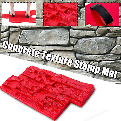 #ad Cement Wall Mold for Concrete Cement Plaster Wall Brick Tiles Plastic Molds NEW $40.90