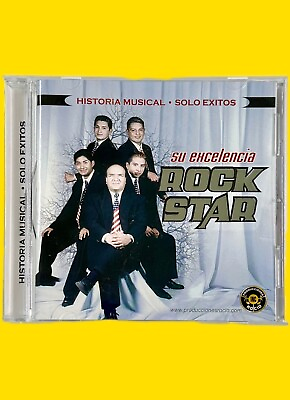 #ad Grupo Rock Star Su Excelencia Historia Musical Solo Exitos Sealed CD $14.95