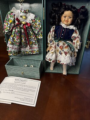 #ad New Lasting Impressions Companion Collection Porcelain Doll W Box amp; Extra Dress $28.00