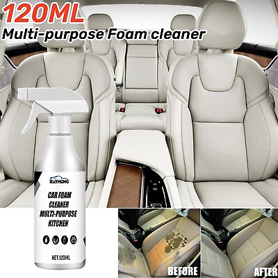#ad 1Pcs 120ML Home House Multi Purpose Foam Cleaner for Car Interior Deep Cleaning $11.95